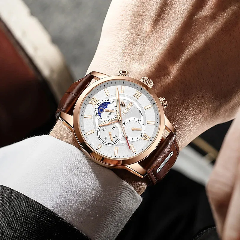 LIGE Luxury Wristwatch