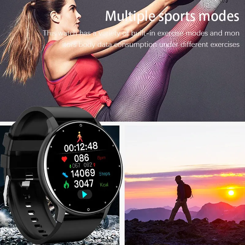LIGE Men's Smartwatch For Android iOS smartwatch   box