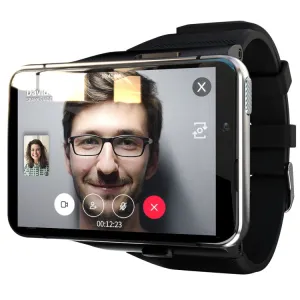 LOKMAT APPLLP Max 4G Call Smart Watch, 2.88 inch MTK6761 Quad Core, 4GB 64GB, Android  9.0, GPS, Heart Rate (Silver)