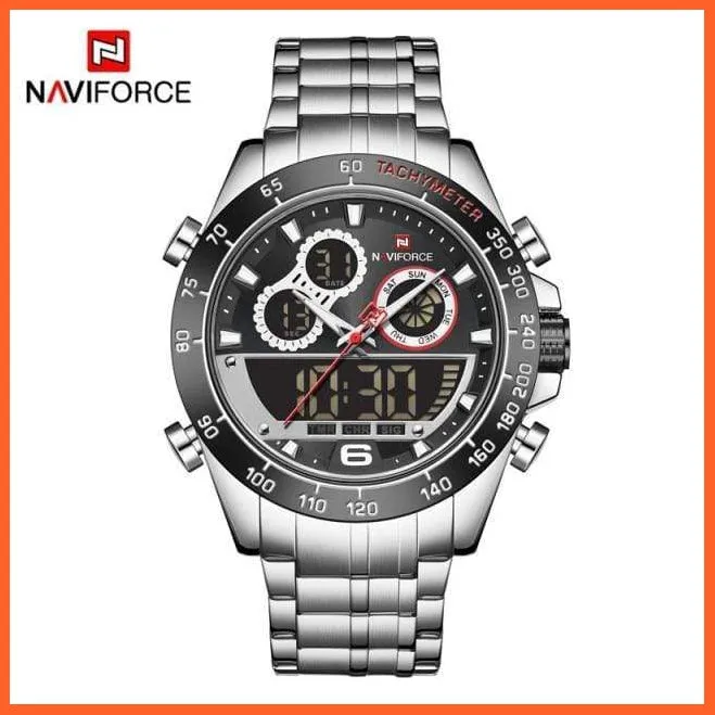 Luxury Gold Watches Mens Military Sport Quartz | Digital Chronograph Wrist Watch Waterproof Watches