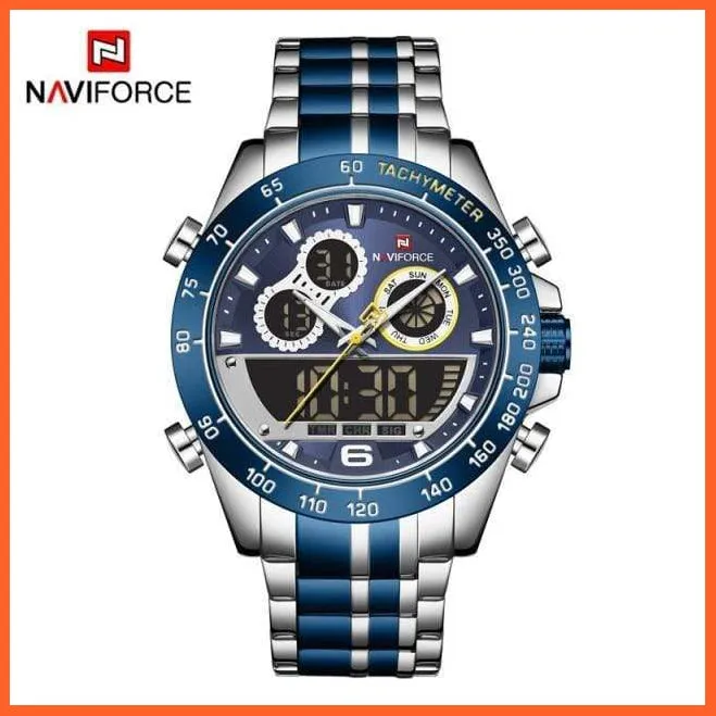 Luxury Gold Watches Mens Military Sport Quartz | Digital Chronograph Wrist Watch Waterproof Watches