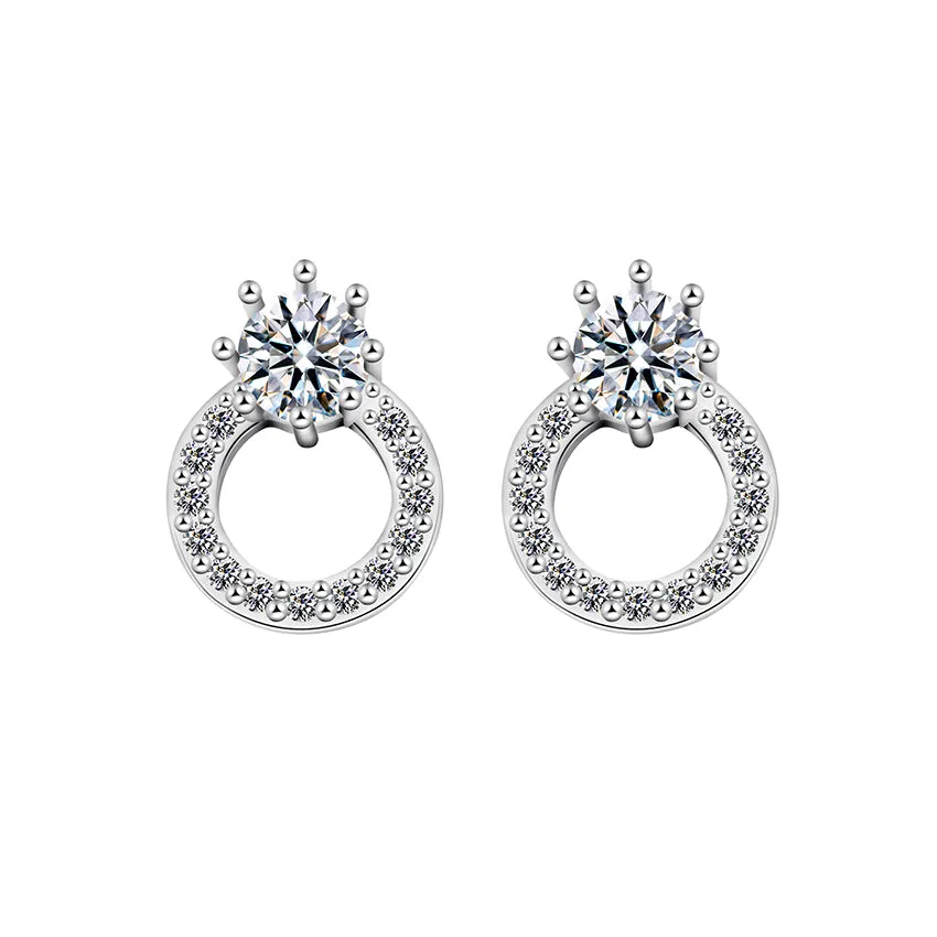 Luxury Micro Pave Clear AAA Cubic Zirconia Stone