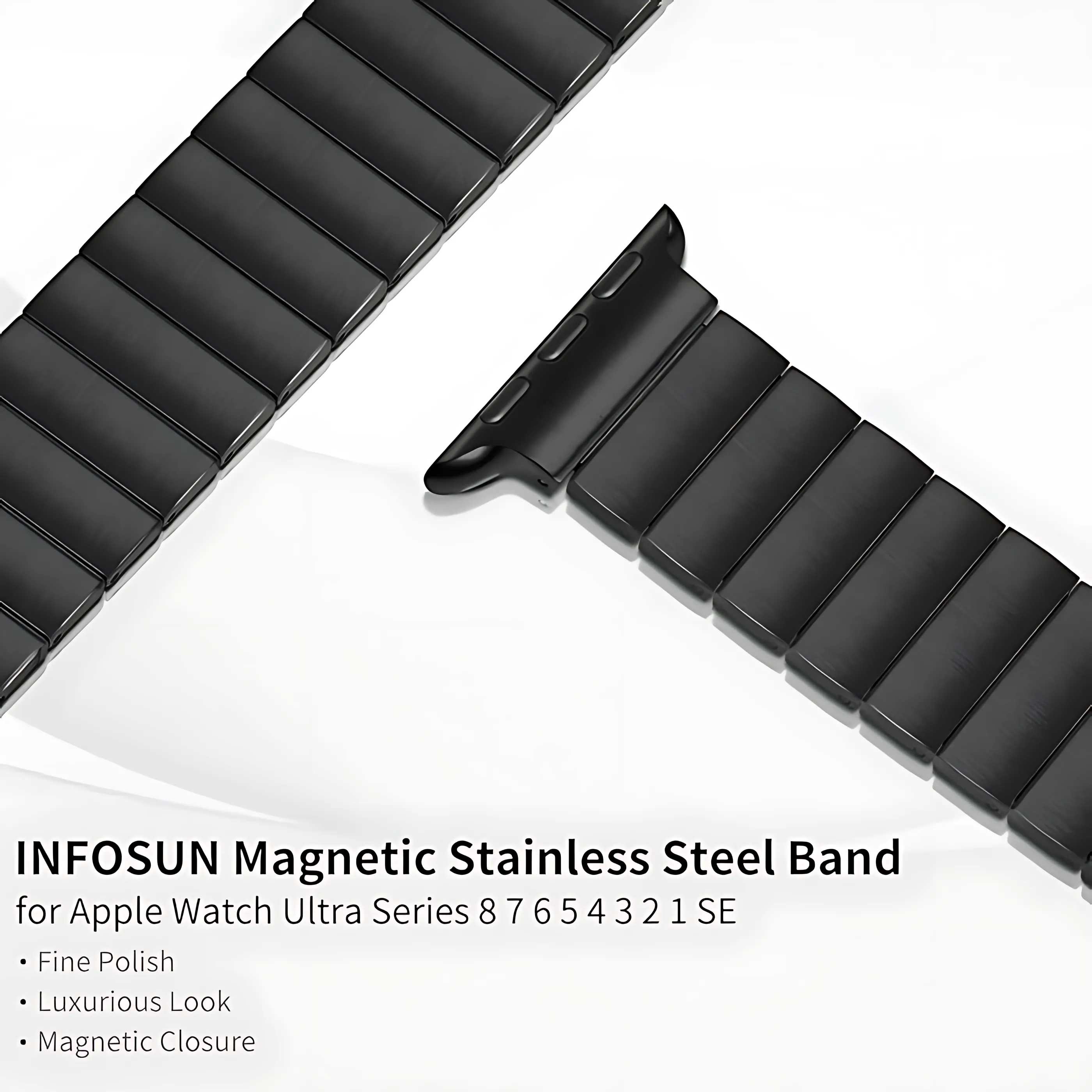 Magnetic Steel Watch Band For Apple Watch