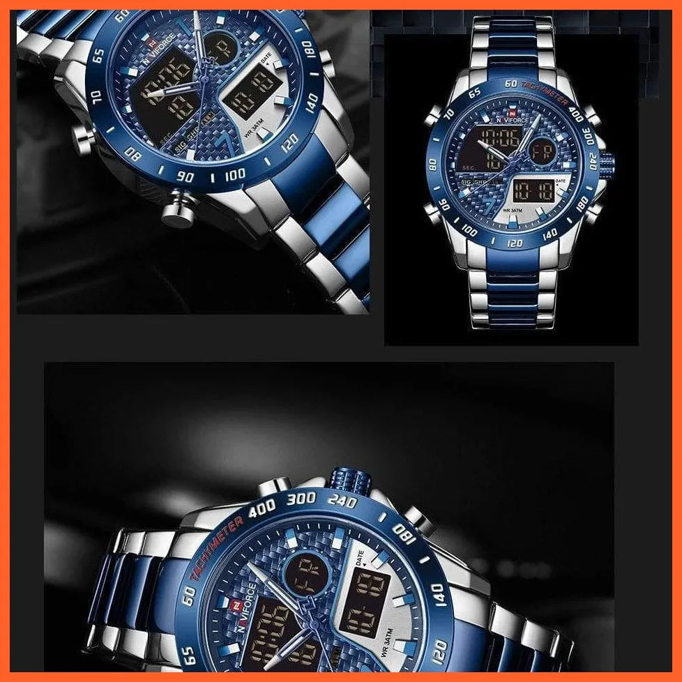 Men Digital Watch Led Sport Military Mens Quartz Wristwatch Male Luminous Waterproof Wristwatches