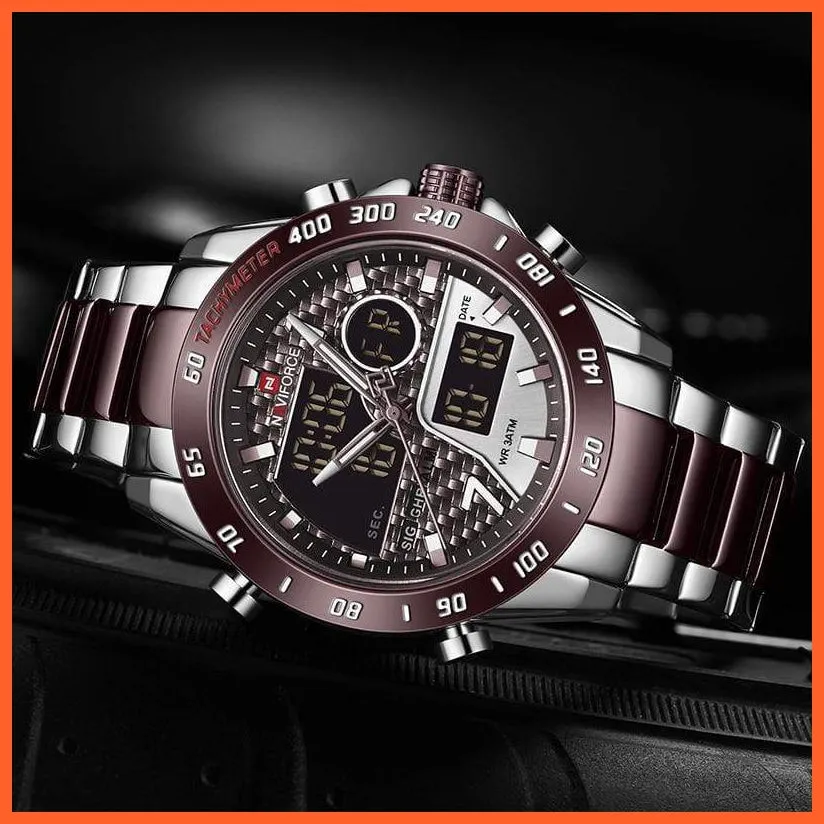 Men Digital Watch Led Sport Military Mens Quartz Wristwatch Male Luminous Waterproof Wristwatches