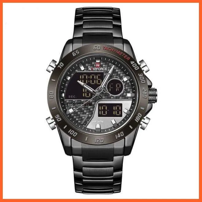 Men Digital Watch Led Sport Military Mens Quartz Wristwatch Male Luminous Waterproof Wristwatches