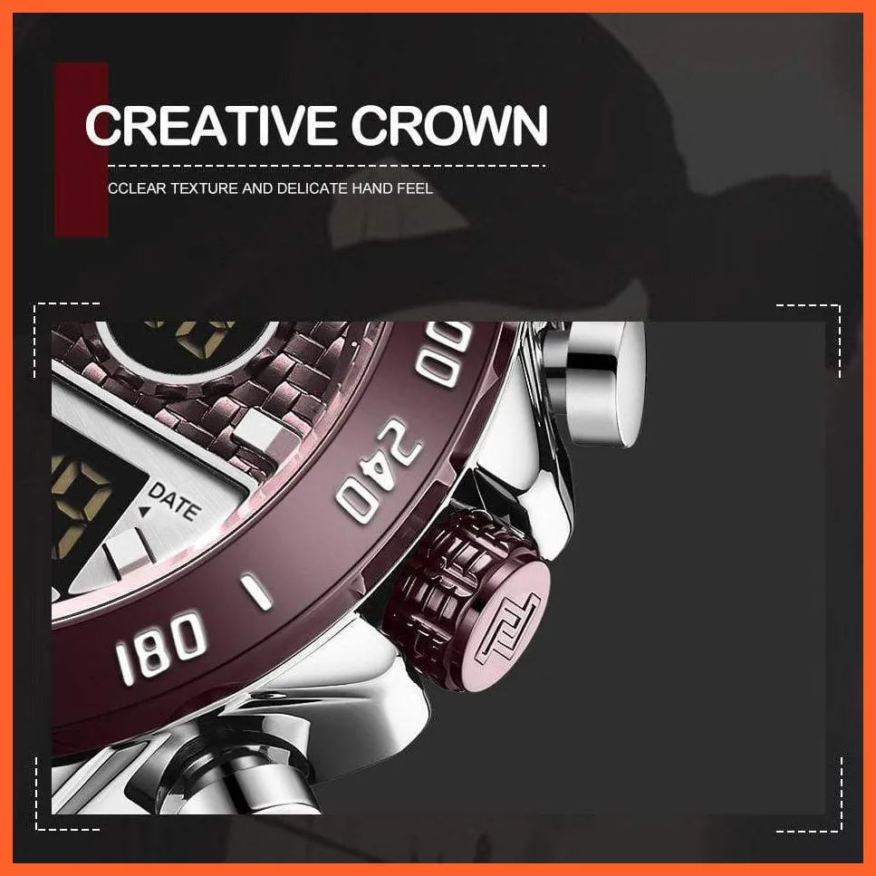 Men Digital Watch Led Sport Military Mens Quartz Wristwatch Male Luminous Waterproof Wristwatches