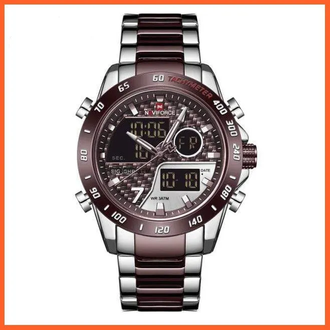 Men Digital Watch Led Sport Military Mens Quartz Wristwatch Male Luminous Waterproof Wristwatches
