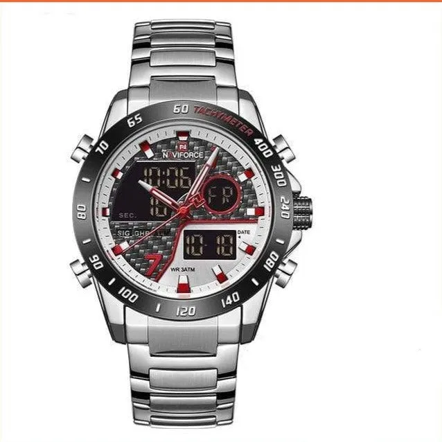 Men Digital Watch Led Sport Military Mens Quartz Wristwatch Male Luminous Waterproof Wristwatches