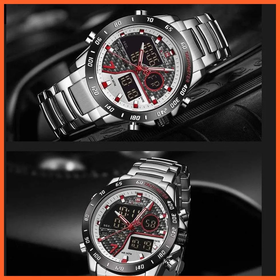 Men Digital Watch Led Sport Military Mens Quartz Wristwatch Male Luminous Waterproof Wristwatches