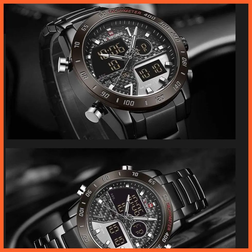 Men Digital Watch Led Sport Military Mens Quartz Wristwatch Male Luminous Waterproof Wristwatches