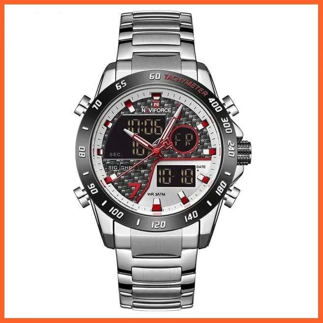 Men Digital Watch Led Sport Military Mens Quartz Wristwatch Male Luminous Waterproof Wristwatches