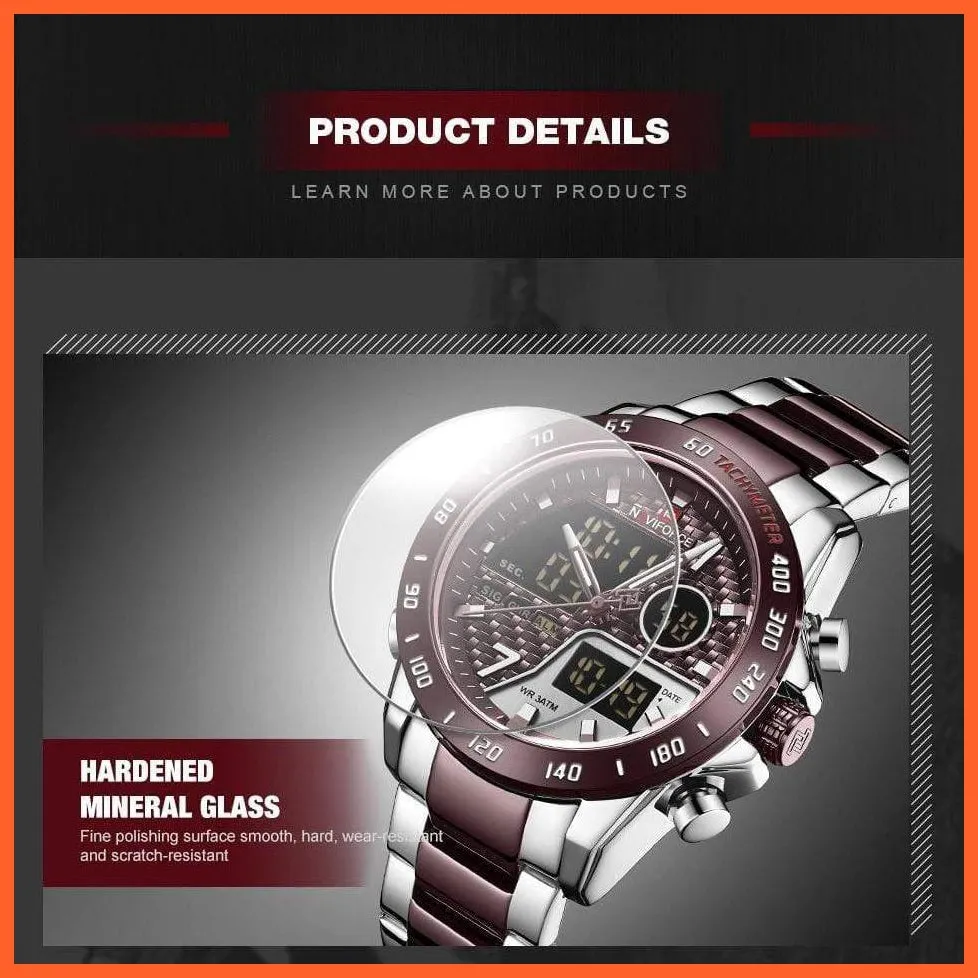 Men Digital Watch Led Sport Military Mens Quartz Wristwatch Male Luminous Waterproof Wristwatches