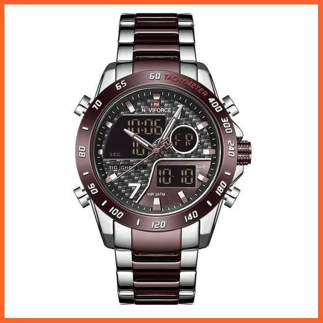 Men Digital Watch Led Sport Military Mens Quartz Wristwatch Male Luminous Waterproof Wristwatches