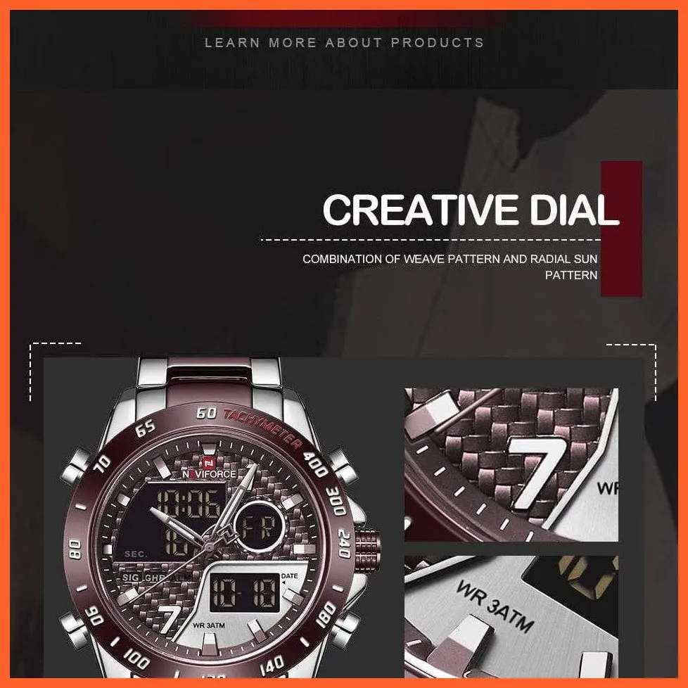 Men Digital Watch Led Sport Military Mens Quartz Wristwatch Male Luminous Waterproof Wristwatches