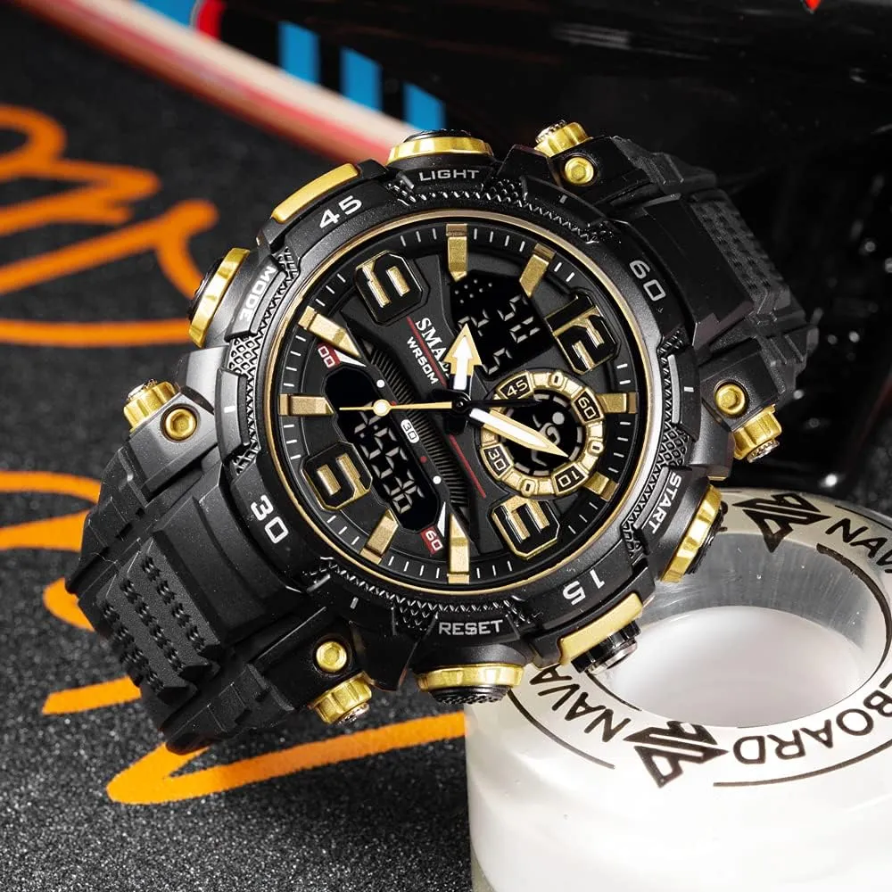 Men Military Watch Waterproof Stopwatch LED Digital Male Clock 1921 Sport Multifunctional Wristwatches