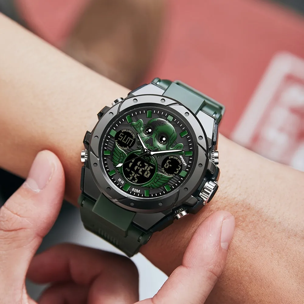 Men's Mechanical Outdoor Sports Watch Men's Watches Multi Function Military Waterproof Alarm Watches
