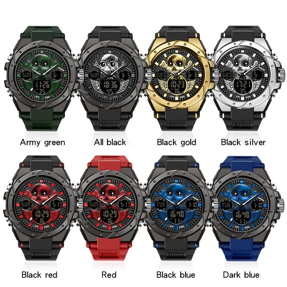 Men's Mechanical Outdoor Sports Watch Men's Watches Multi Function Military Waterproof Alarm Watches