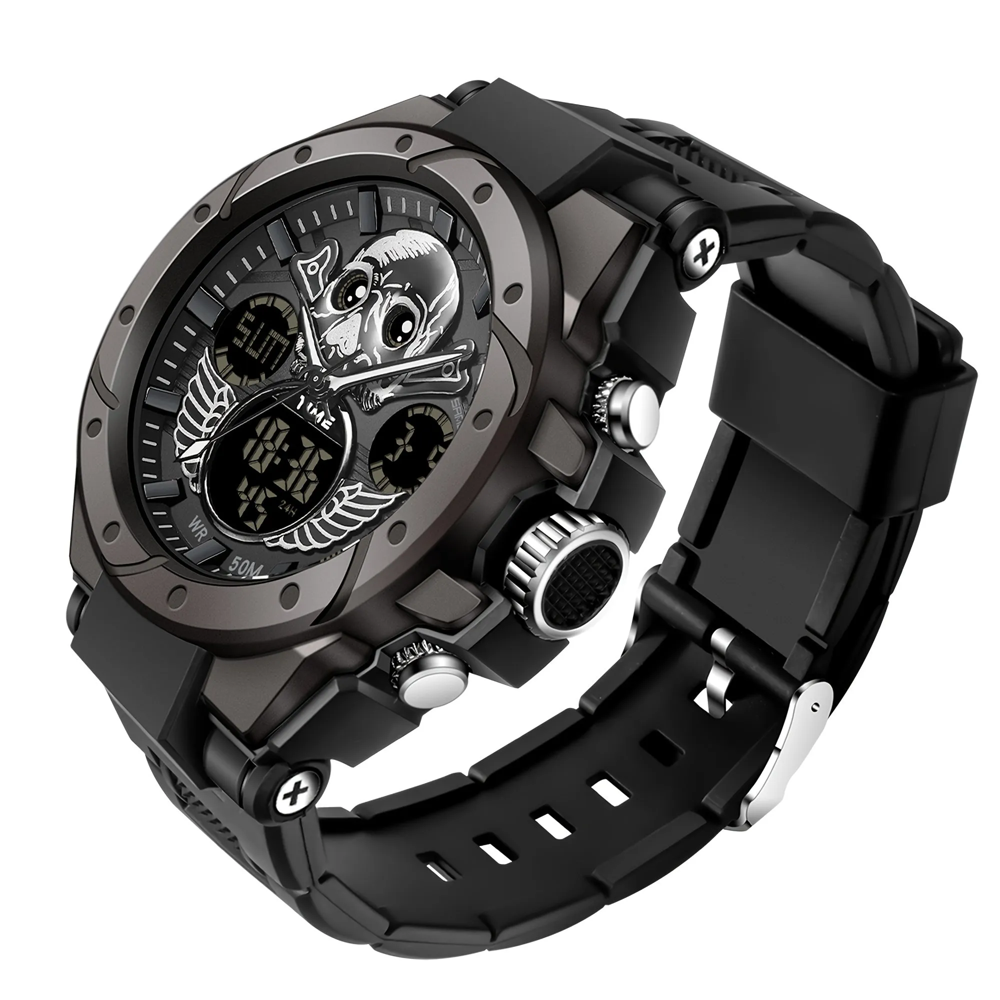 Men's Mechanical Outdoor Sports Watch Men's Watches Multi Function Military Waterproof Alarm Watches