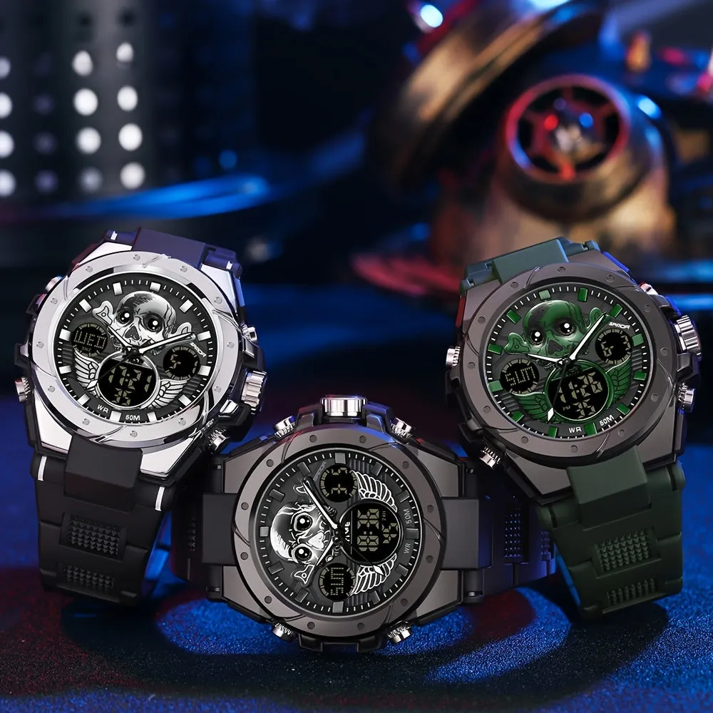 Men's Mechanical Outdoor Sports Watch Men's Watches Multi Function Military Waterproof Alarm Watches