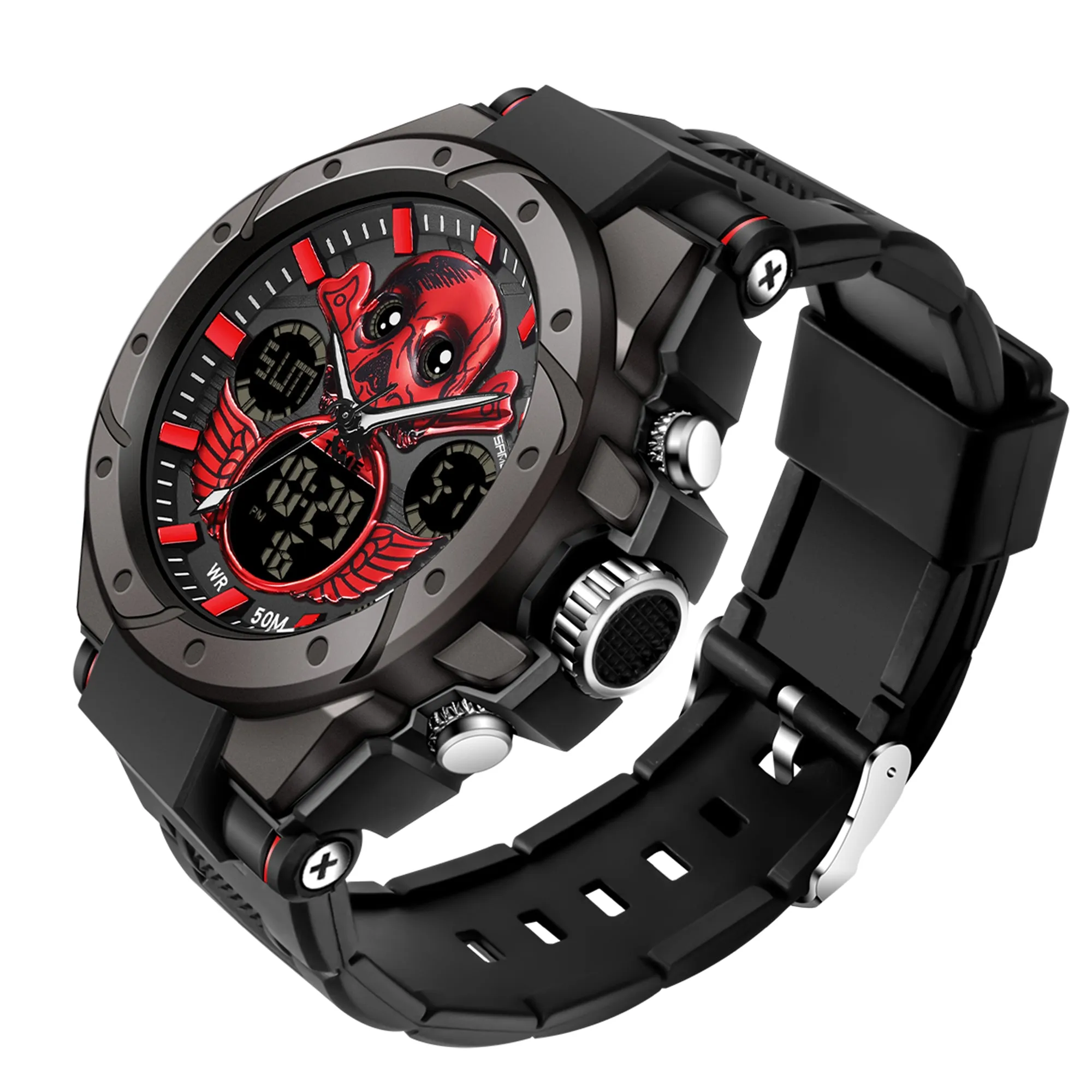 Men's Mechanical Outdoor Sports Watch Men's Watches Multi Function Military Waterproof Alarm Watches