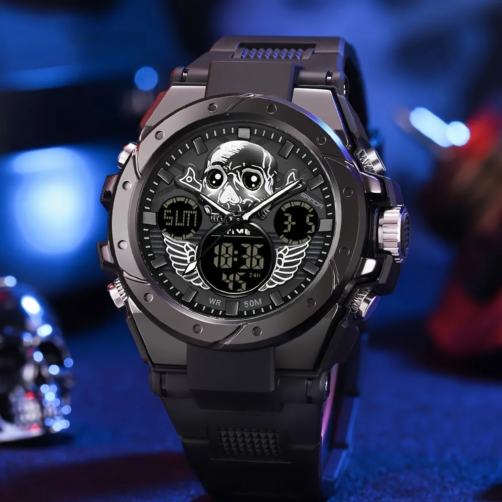 Men's Mechanical Outdoor Sports Watch Men's Watches Multi Function Military Waterproof Alarm Watches