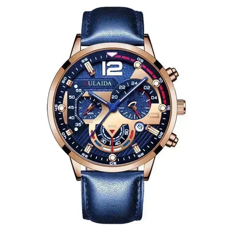 Men's Student's Watch Belt Casual Calendar Quartz Watch