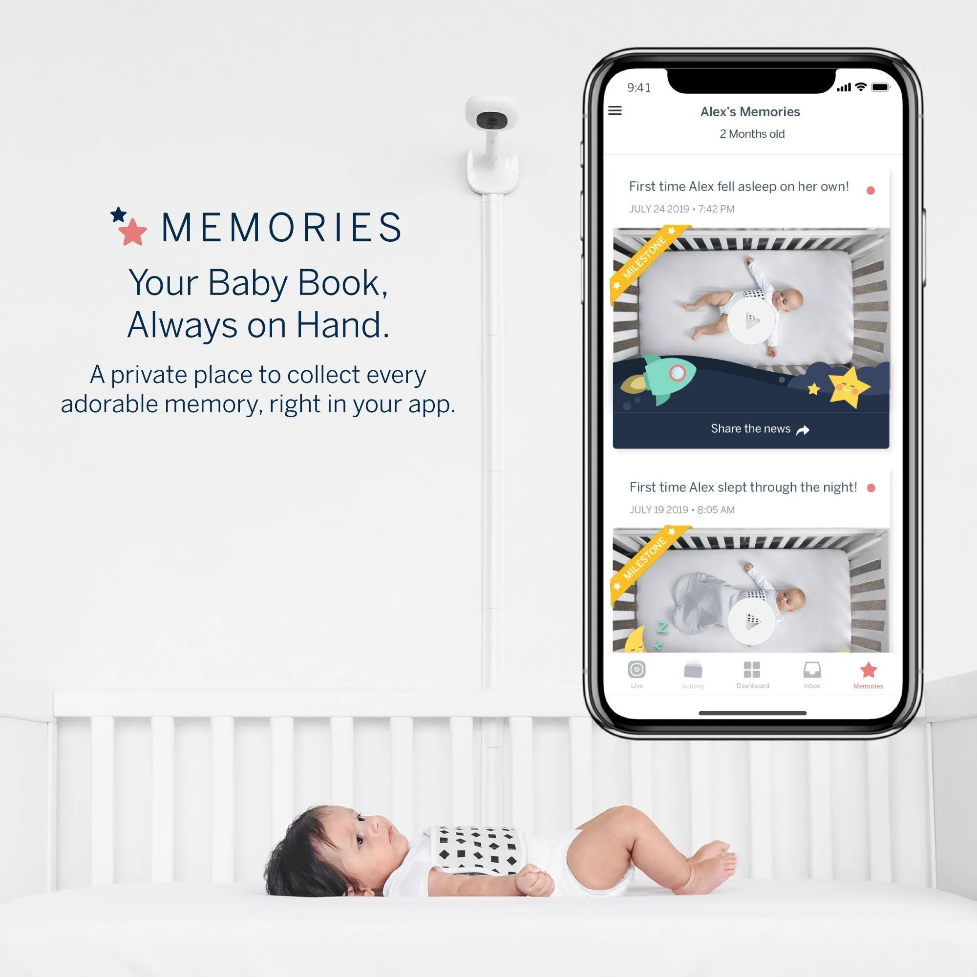 Nanit Pro Smart Baby Monitor   Wall Mount