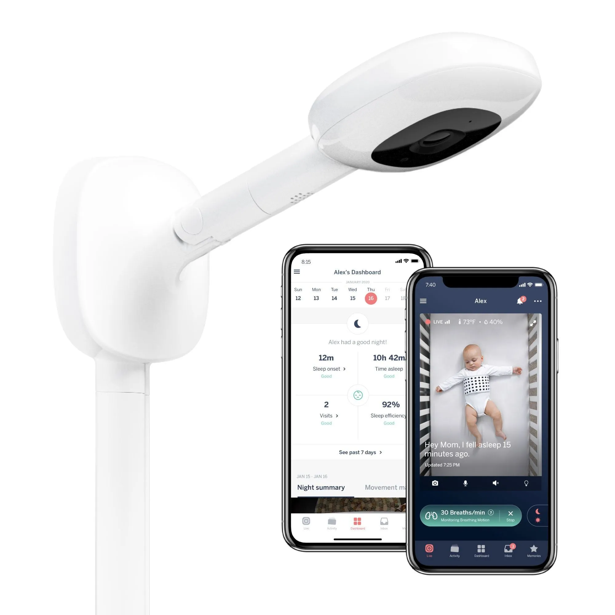 Nanit Pro Smart Baby Monitor   Wall Mount