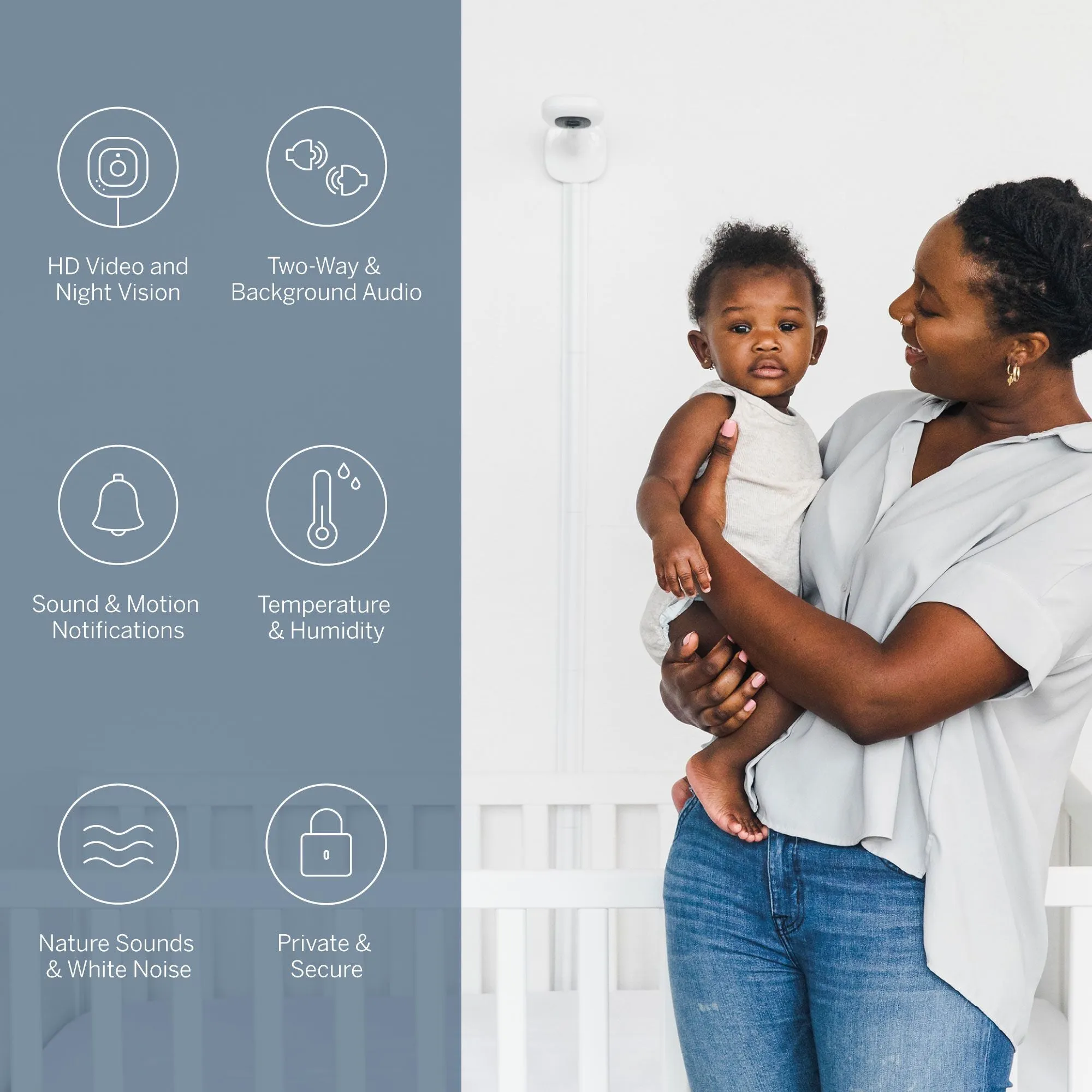 Nanit Pro Smart Baby Monitor   Wall Mount