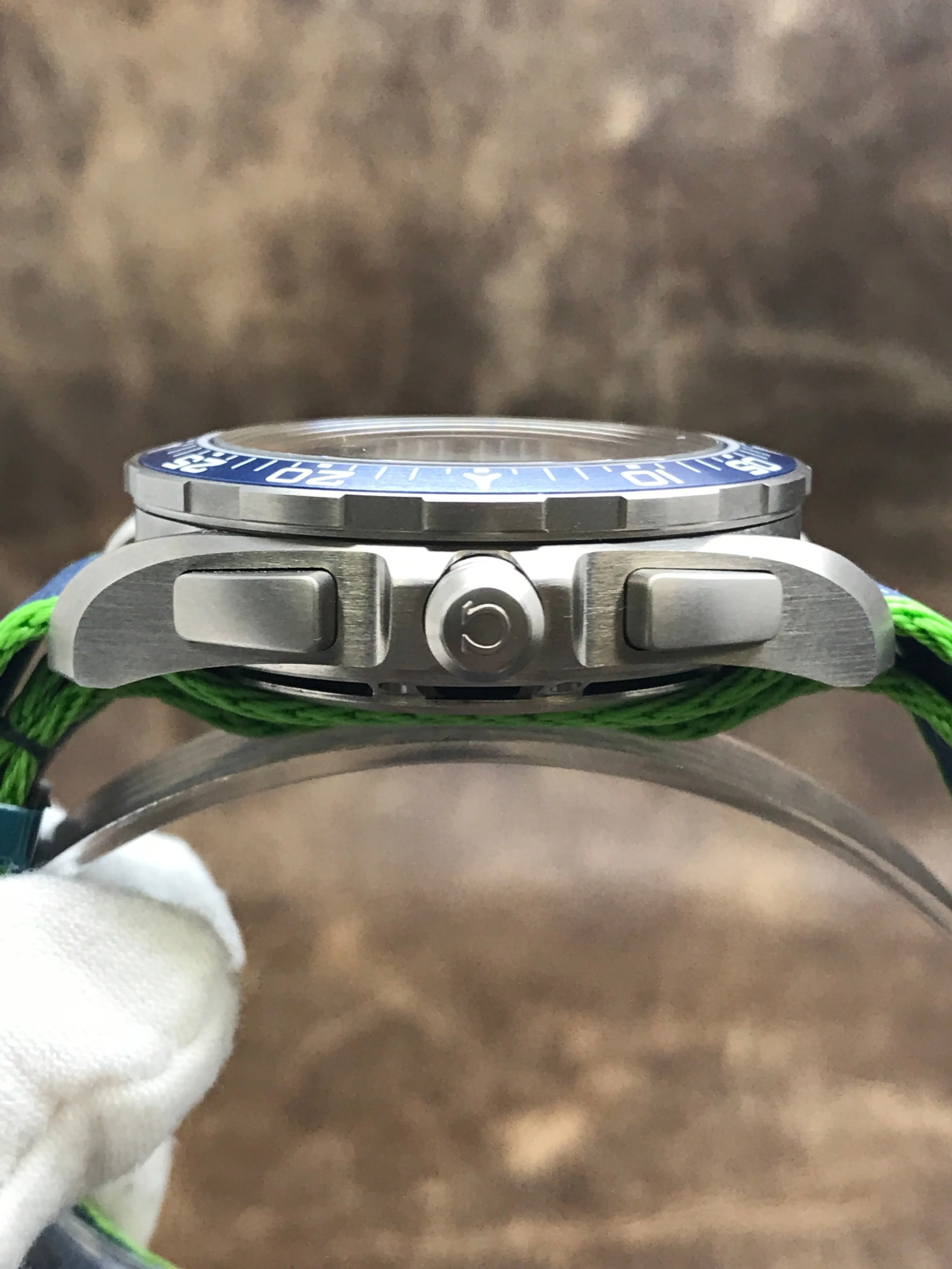 Omega Skywalker X 33 Chronograph 318.92.45.79.03.001 Blue with black digital display Dial Quartz Men's Watch