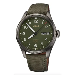 Oris Big Crown Day/Date - Green Dial & Green Strap
