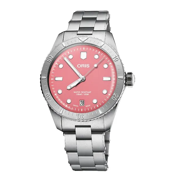 Oris Diver 65 - Pink Dial