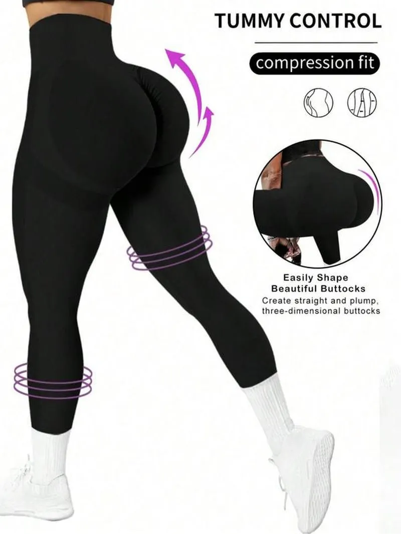 PACK OF 3 HIGH WAIST SPORTS LEGGINGS