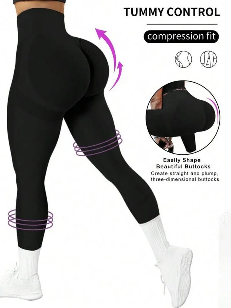 PACK OF 3 HIGH WAIST SPORTS LEGGINGS
