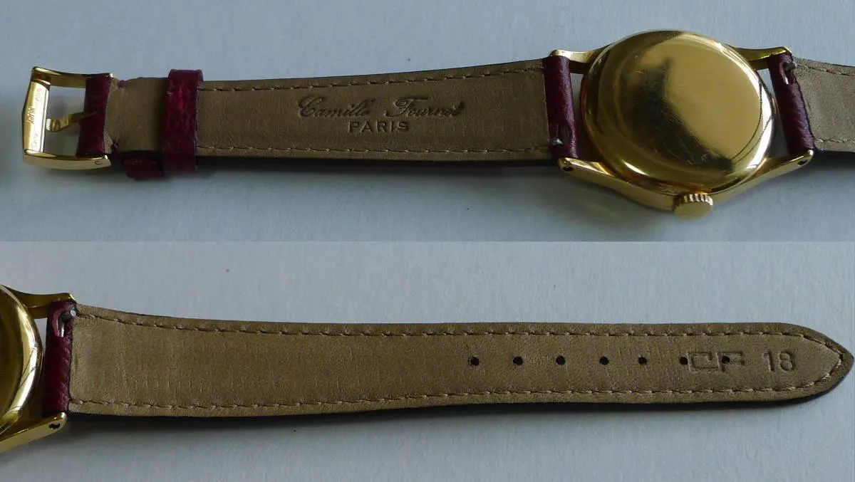 Patek Philippe Watch Calatrava Ref. 96 18k Gold Manual Men's with New Buckle