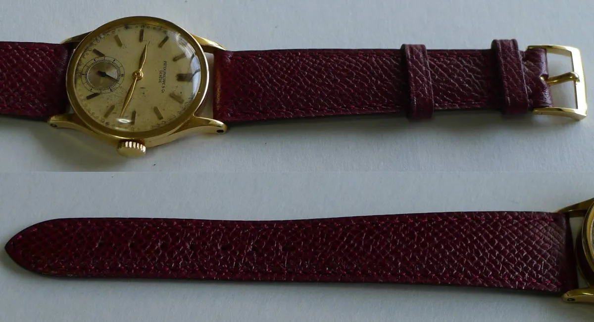 Patek Philippe Watch Calatrava Ref. 96 18k Gold Manual Men's with New Buckle