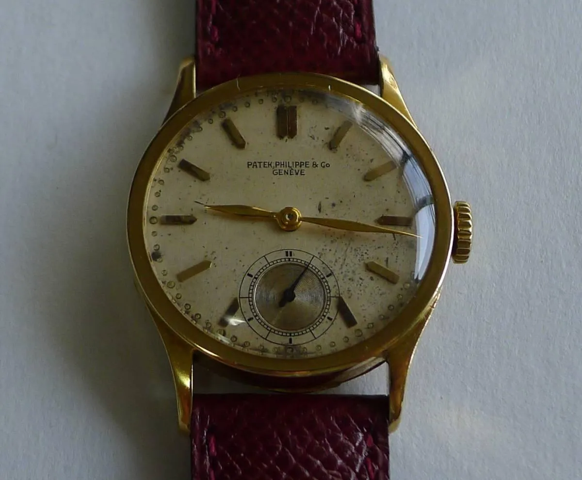Patek Philippe Watch Calatrava Ref. 96 18k Gold Manual Men's with New Buckle