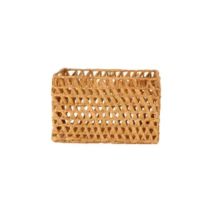 Poe Small Rectangular Water Hyacinth Storage Basket