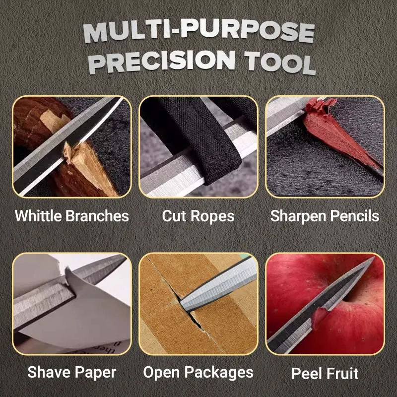 Professional LevelDetachable Portable Pocket Knife with Keychain