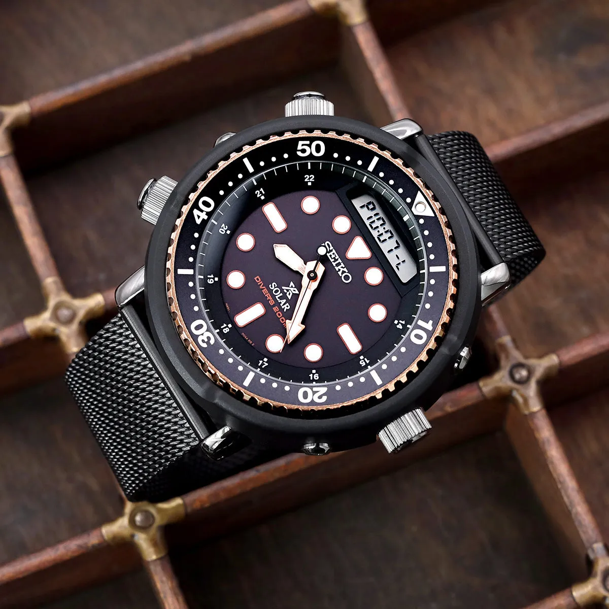 Quick Release Classic Superfine Mesh Watch Band, 18mm, 19mm, 20mm or 22mm, PVD Black