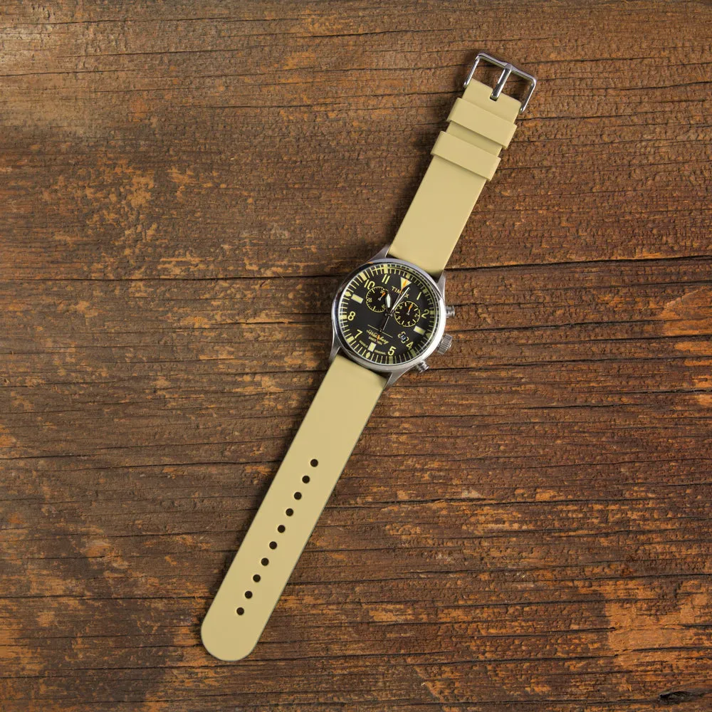 Quick Release Silicone Watch Band - Sand