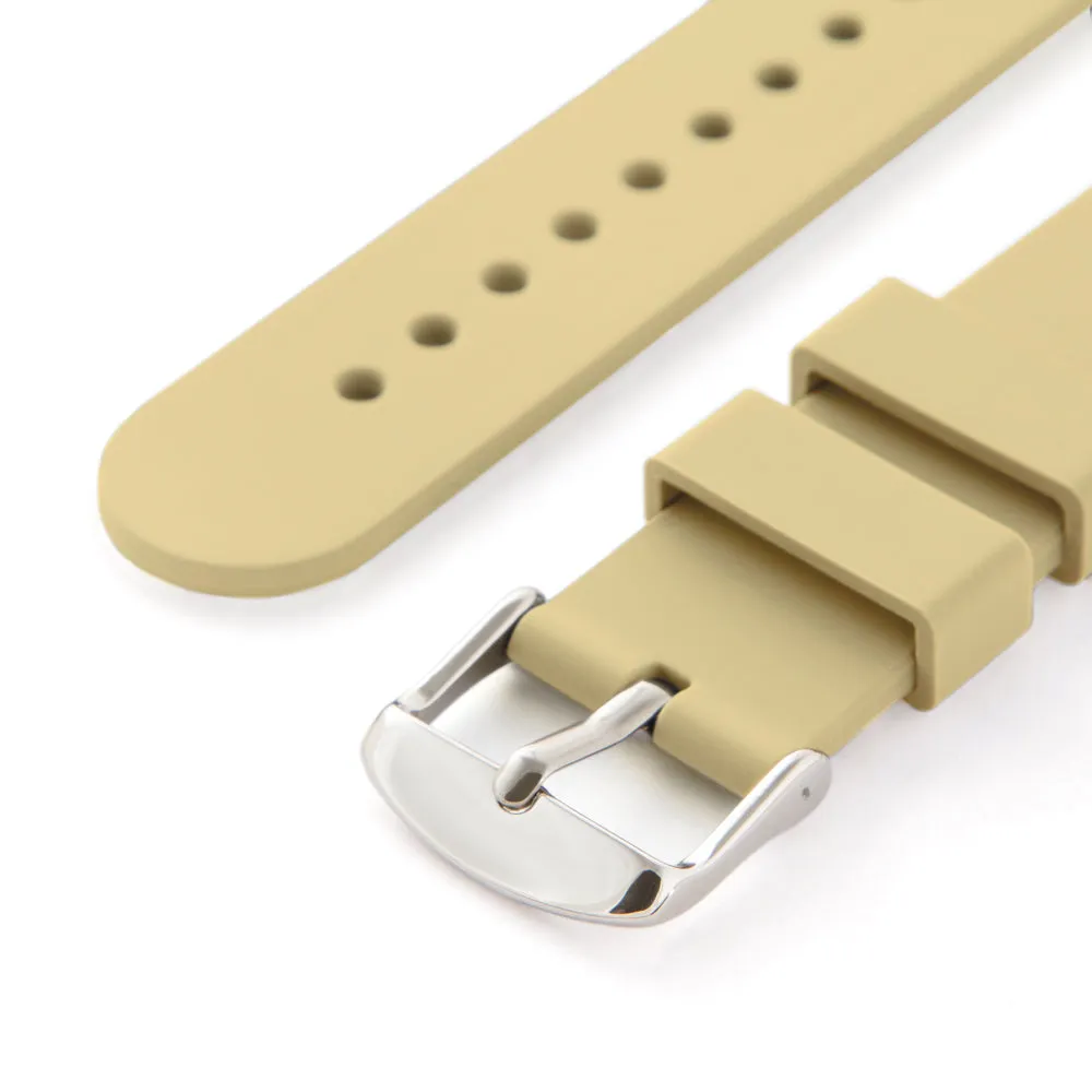 Quick Release Silicone Watch Band - Sand