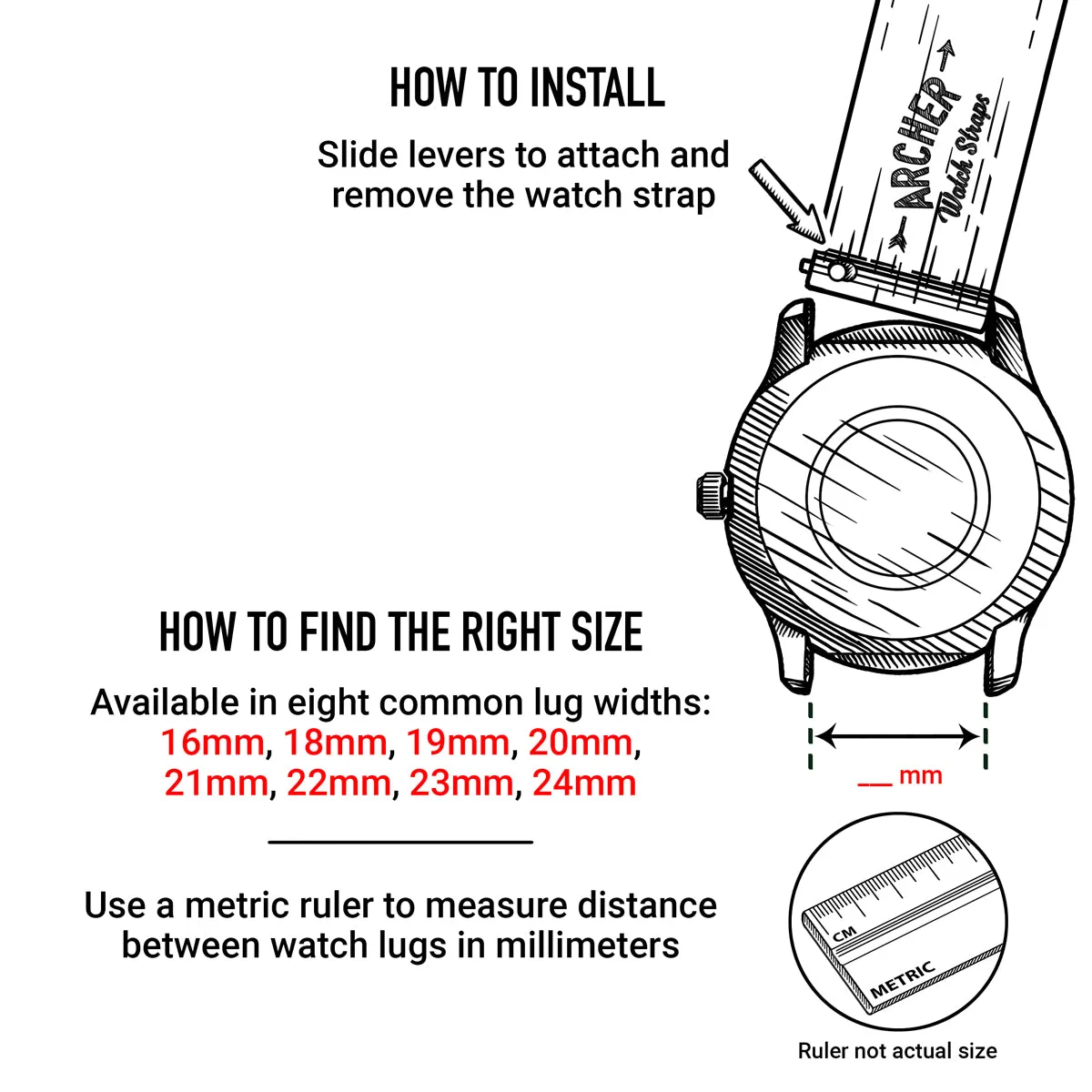 Quick Release Silicone Watch Band - Sand