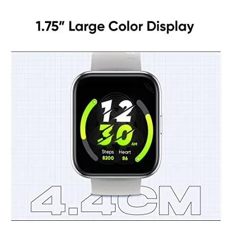 Realme Watch 2 Pro 1.75 Inch AMOLED Metallic Silver Smart Watch