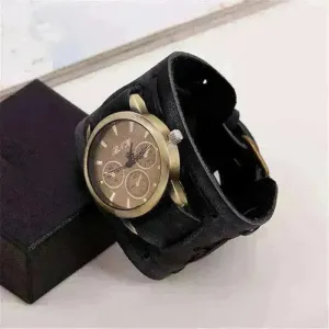 Retro Cowhide Men's Punk Watches