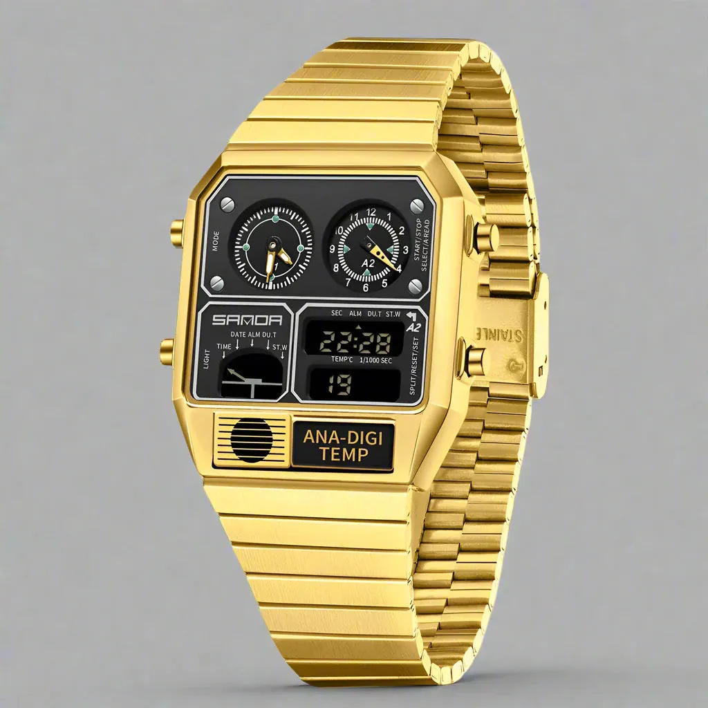 Retro Luxe Ana-Digi Watch