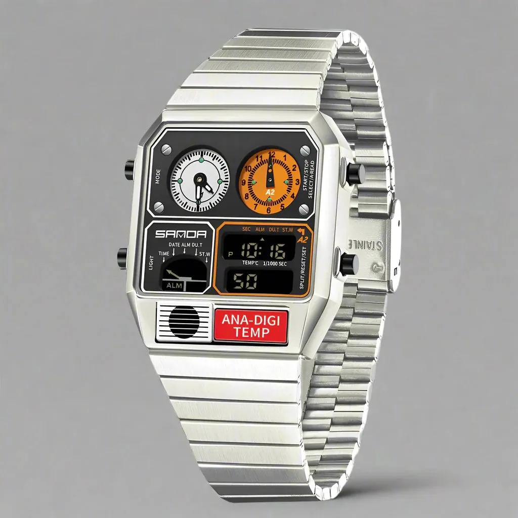 Retro Luxe Ana-Digi Watch