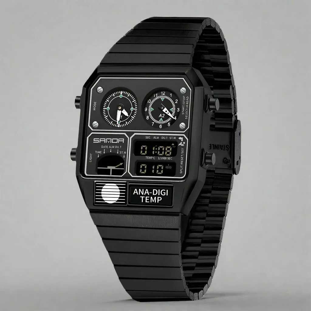 Retro Luxe Ana-Digi Watch