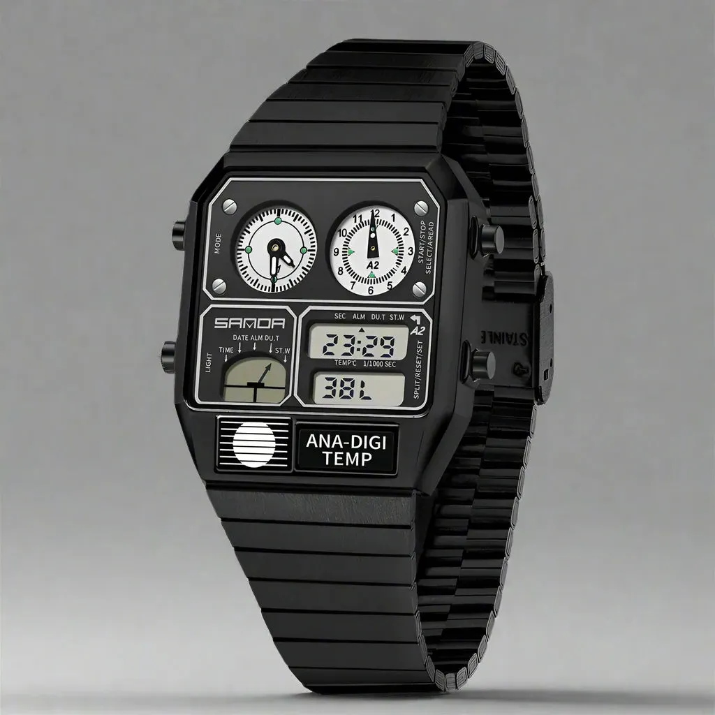 Retro Luxe Ana-Digi Watch